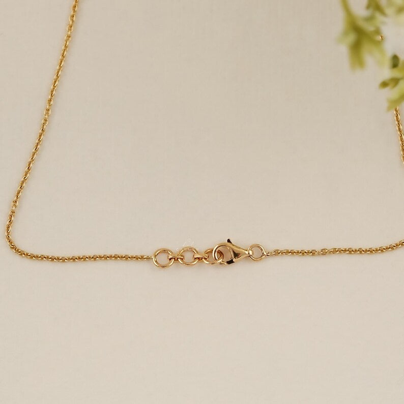 Pear Solitaire Diamond Necklace