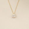 Pear Solitaire Diamond Necklace
