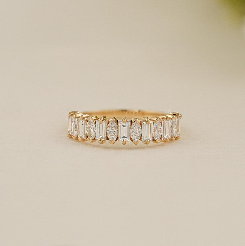 Baguette Marquise Band