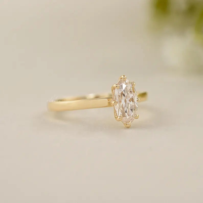 Old Mine Oval Ring