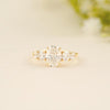 Oval Claw Set Ring