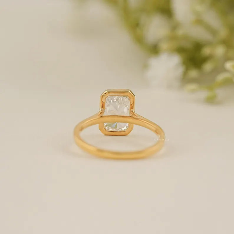 Radiant Bezel Ring
