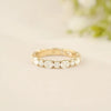 Oval Round Eternity Band