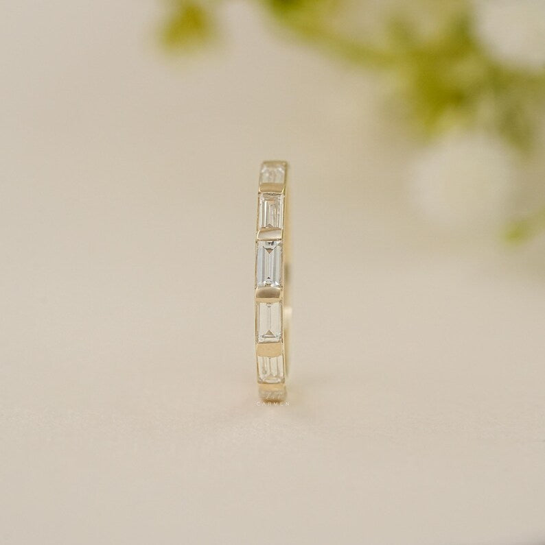 Baguette Diamond Band