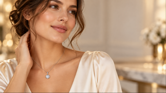 How to Choose a Moissanite Pendant Size and Chain Length