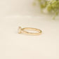 Asscher Double Claw Ring