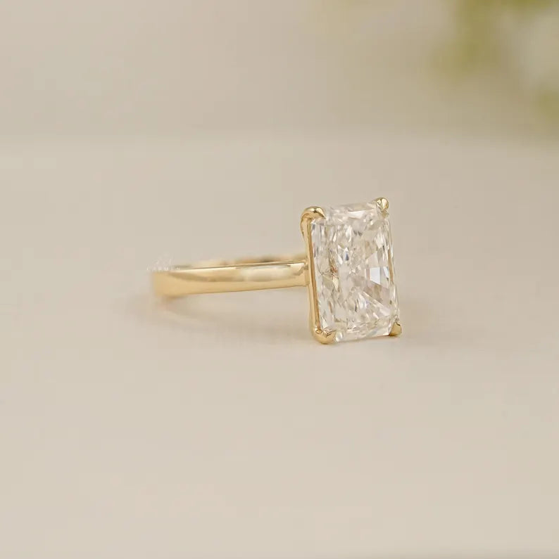 Radiant Solitaire Ring