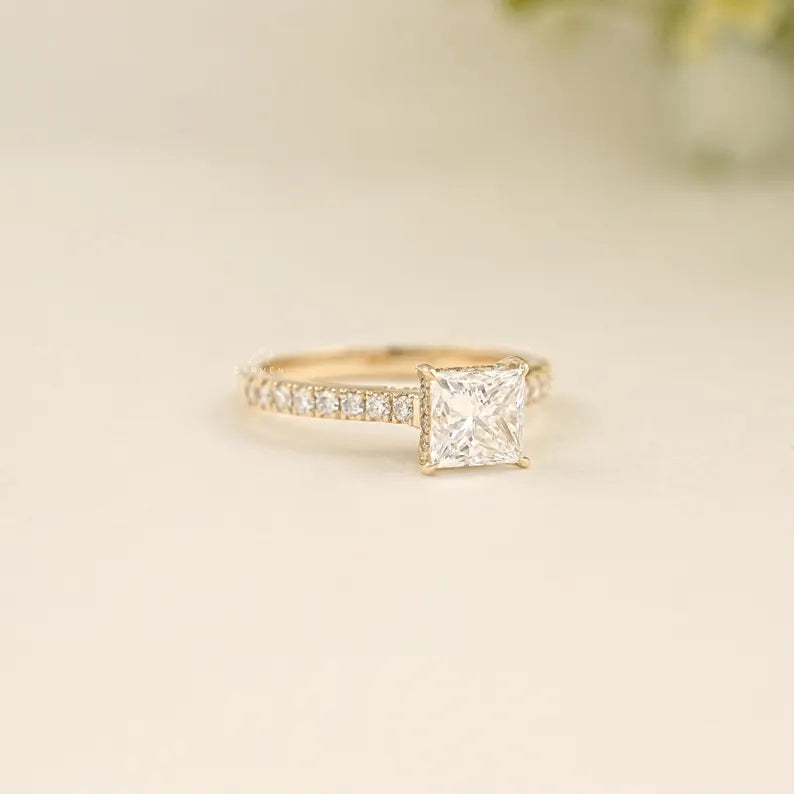 Princess Hidden Halo Ring