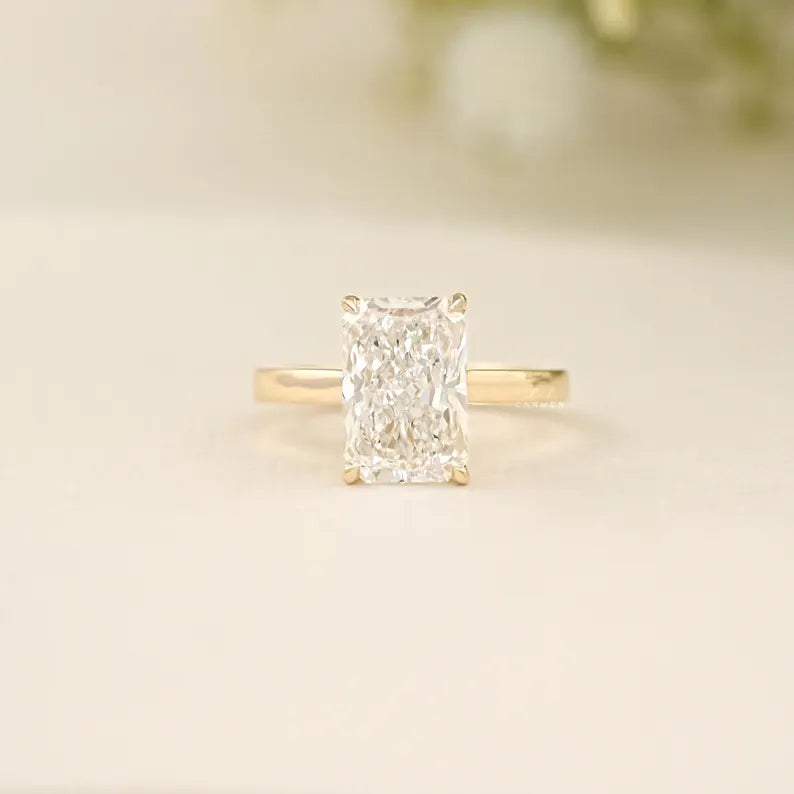 Radiant Solitaire Ring