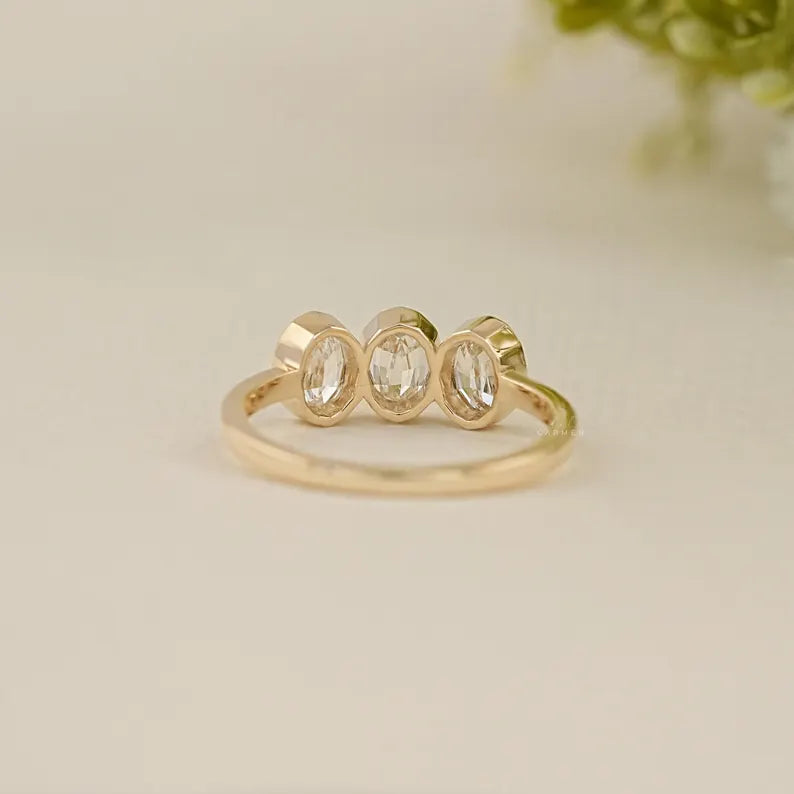 Oval Trilogy Ring