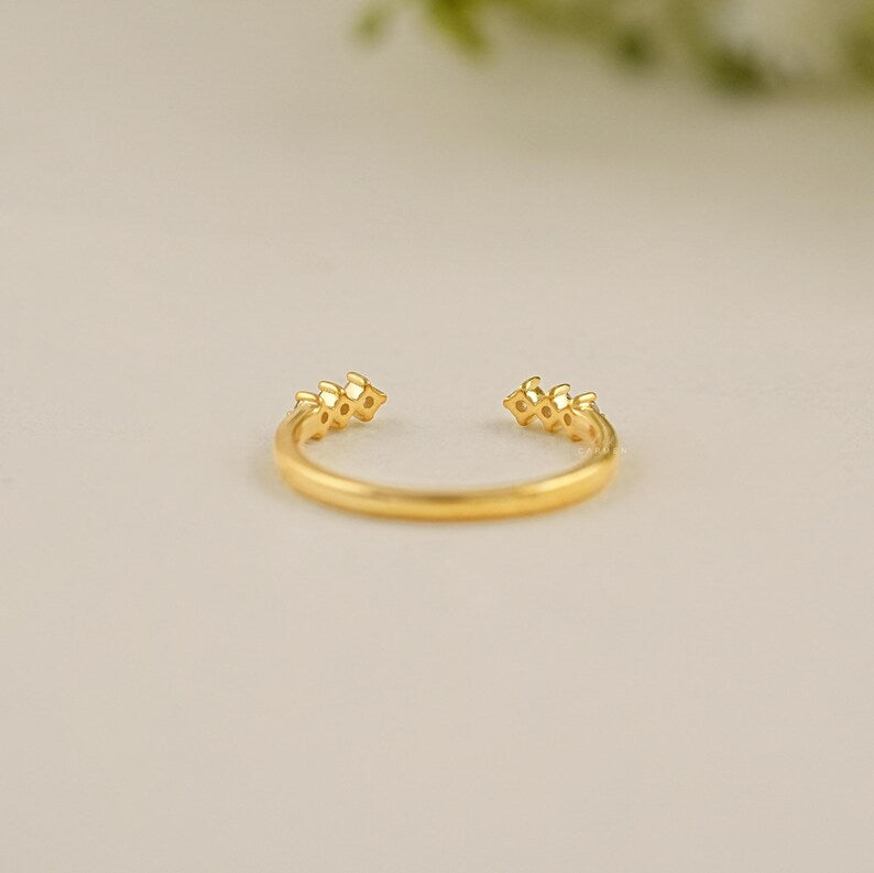 Round Diamond Cuff Band