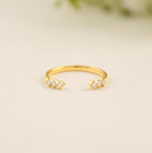 Round Diamond Cuff Band