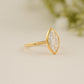 Marquise Bezel Solitaire Ring