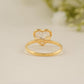 Heart Bezel Solitaire Ring