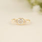 Asscher Five Stone Ring