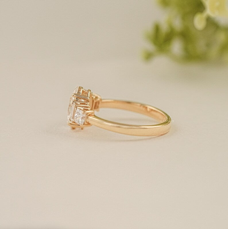 Oval Five Stone Ring