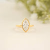 Marquise Bezel Solitaire Ring