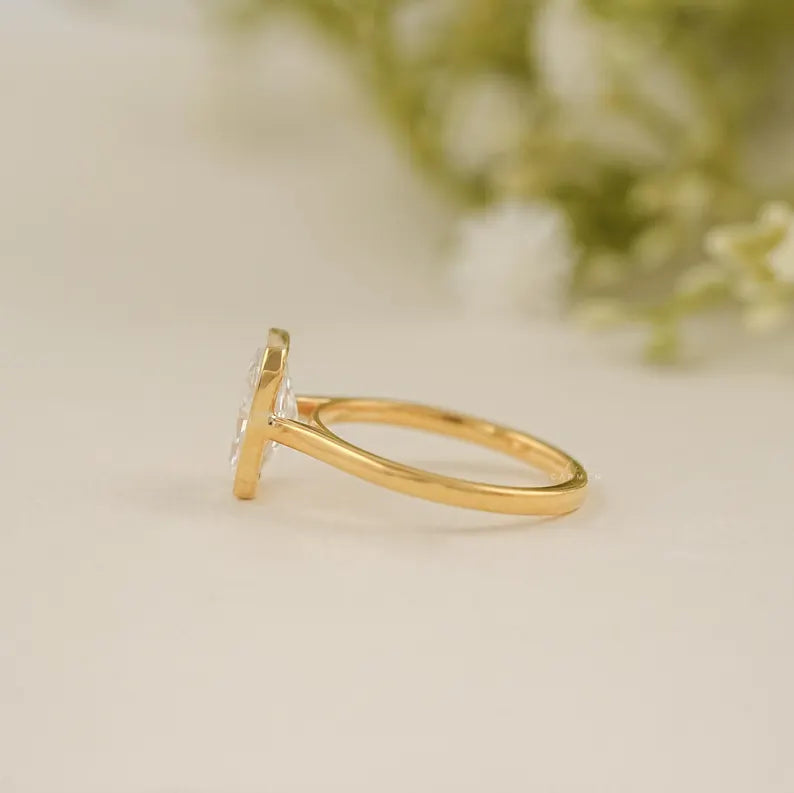 Radiant Bezel Ring