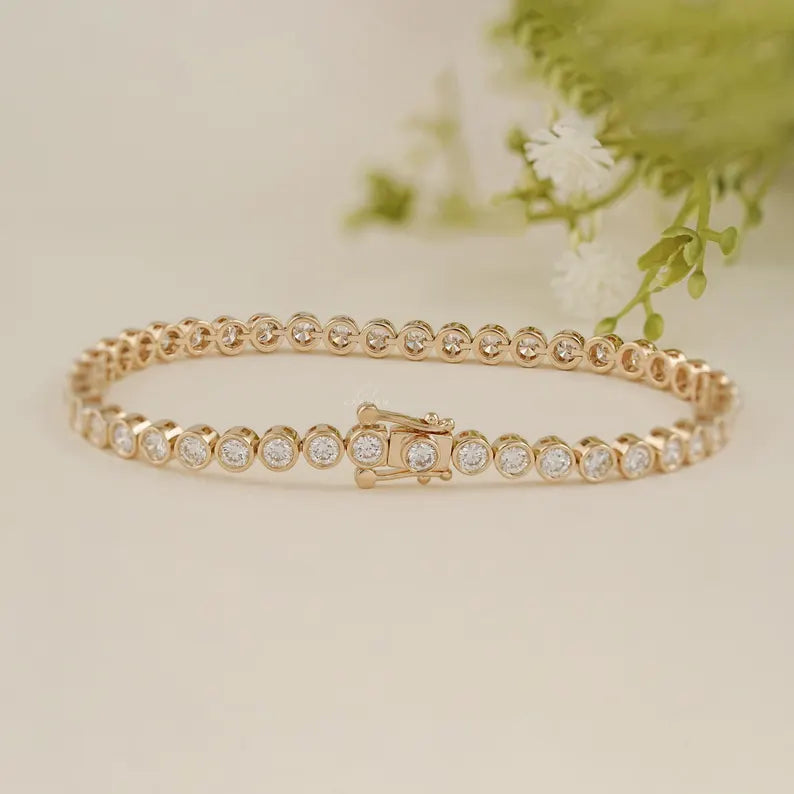 Round Diamond Tennis Bracelet
