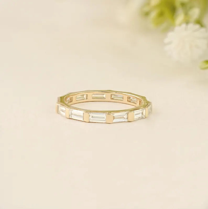 Baguette Diamond Band
