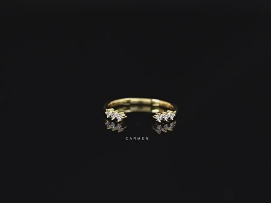 Round Diamond Cuff Band