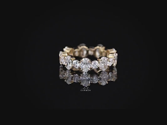 Oval Round Stackable Band