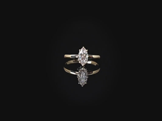 Old Mine Oval Ring