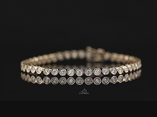 Round Diamond Tennis Bracelet